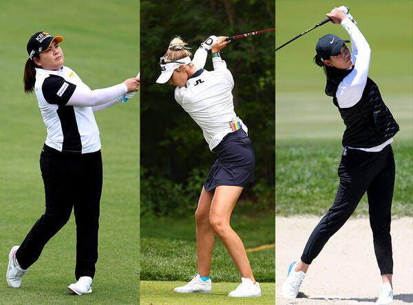 2022년 미국여자프로골프(LPGA) 투어 '힐튼 그랜드 베케이션 토너먼트 오브 챔피언스'에 출전하는 박인비 프로, 넬리 코다, 미셸 위 웨스트. 사진제공=Getty Image_LPGA