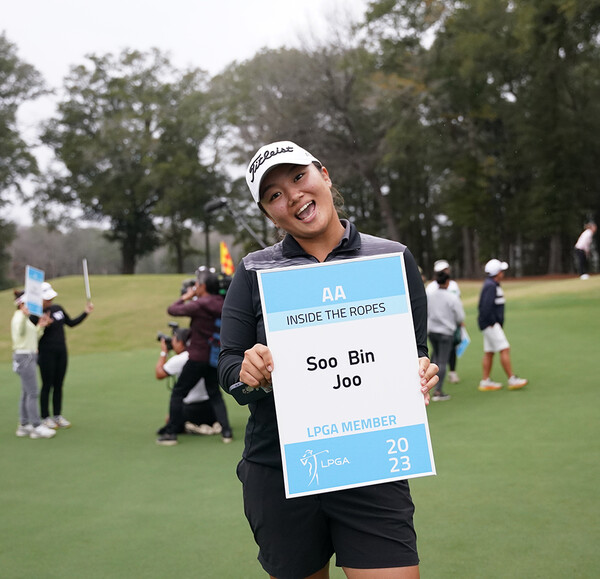 2023년 LPGA 투어 카드를 받은 주수빈 [Q-시리즈] < 생생포토 < 뉴스 < 기사본문 - 골프한국 2023년 LPGA 투어 카드를 받은 주수빈 [Q-시리즈]