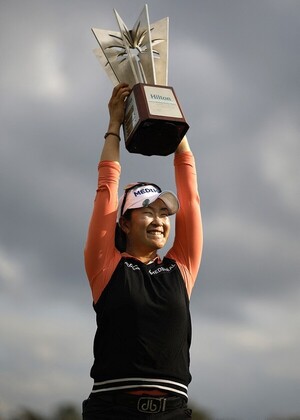 김아림, 'LPGA 개막전' 완벽한 와이어투와이어 우승…미국 통산 3승