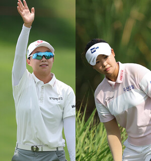 '김민솔 따돌린' <b>김효주</b>, 롯데오픈 둘째날 2위 지켜 [KLPGA]